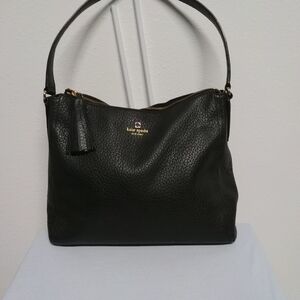 Kate Spade Black Leather Shoulder Bag